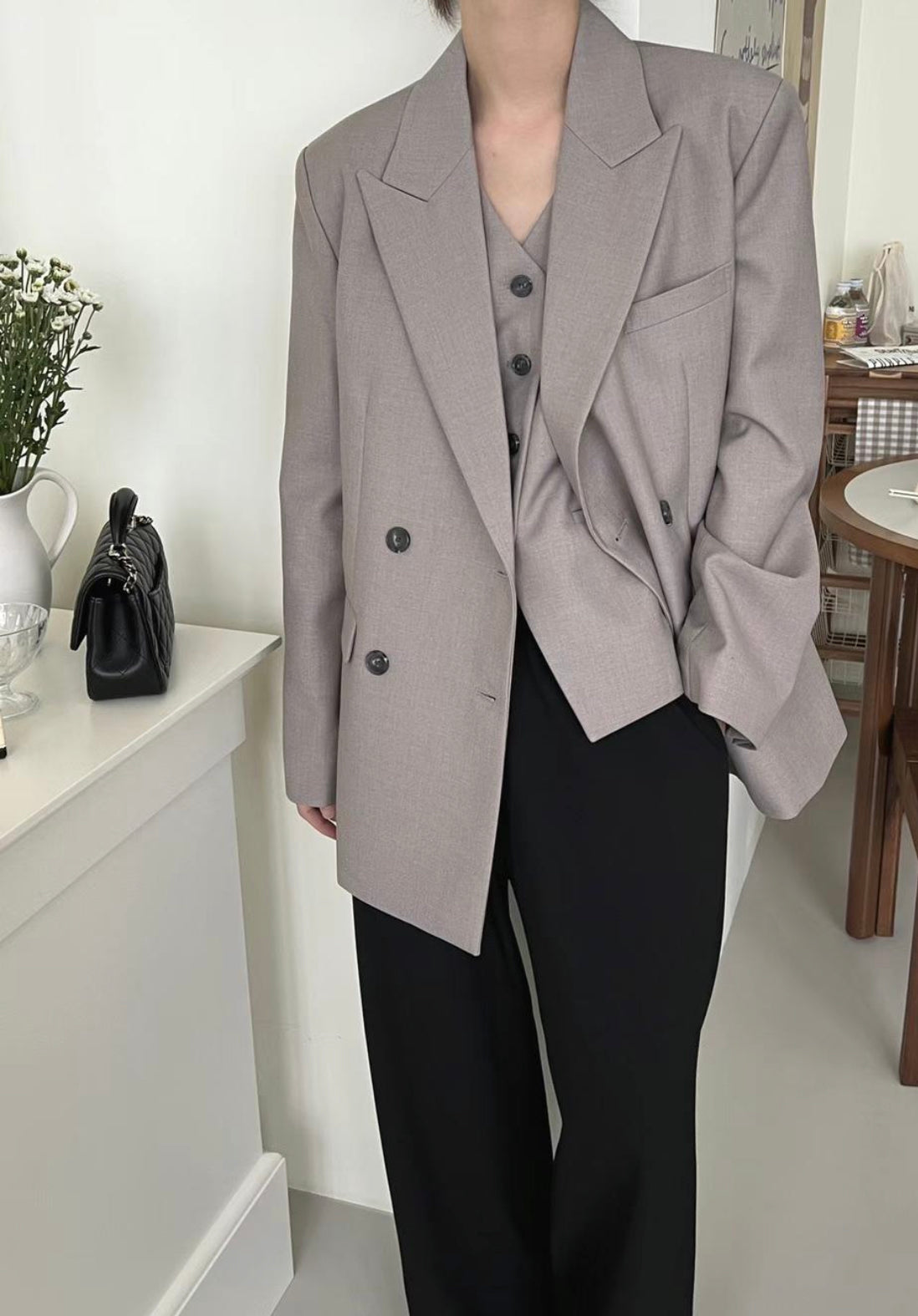 Ladies' Metro II Blazer - Empire Grey